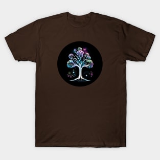 Neon Tranquility Nature Top T-Shirt